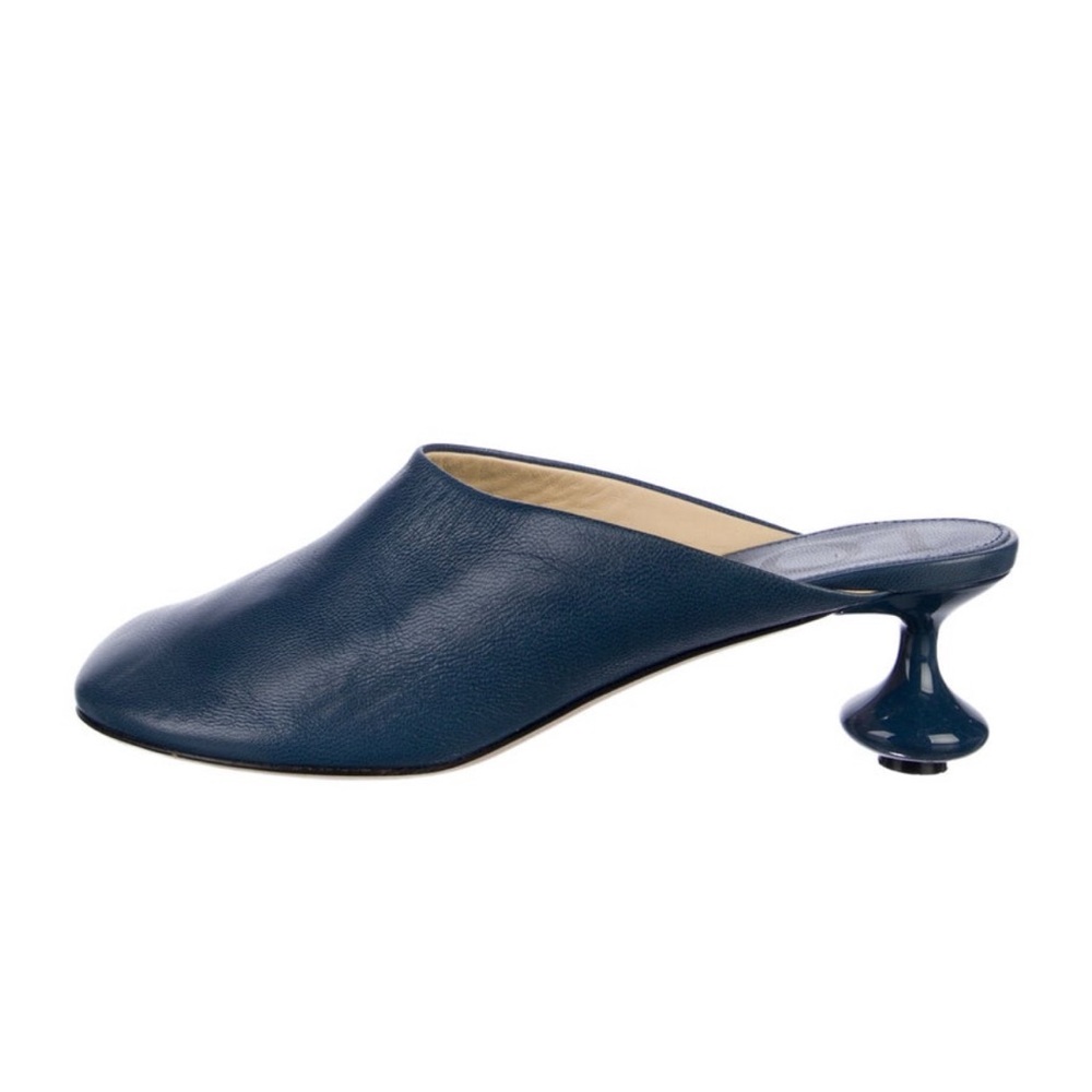 Loewe Navy Blue Women's Mules